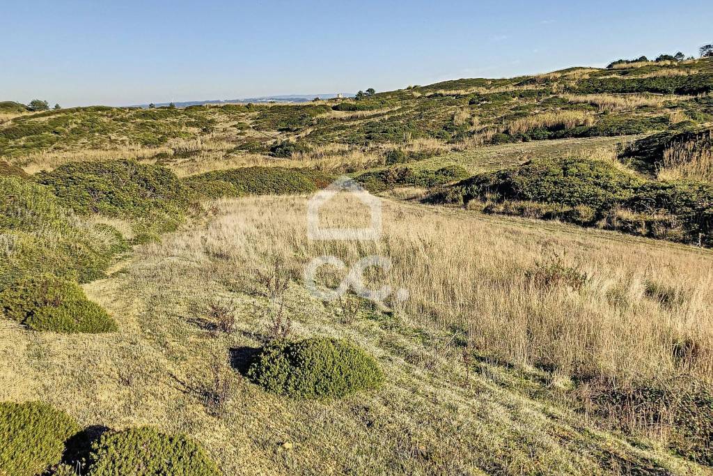 Rustic terrain on atlantic road