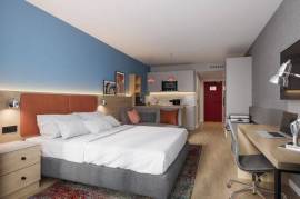 Spacious studios with fully equipped kitchen and balcony