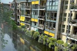 Modernized bright 3.5 room old building apartment with fireplace at the Alster canal