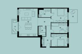 Stunning brand-new 3 bedroom apartment with 2 balconies in Friedrichshain