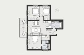 Brand-new upscale 4-room apartment with spacious balcony in best area of Schoneberg