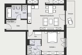 Luxury 4-room apartment with terrace for sale in best Schoneberg's area