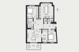 Prestige 4 bedroom apartment in the best location of Schoneberg for sale