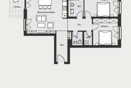 Upscale new 3-room apartment with terrace at Winterfeldtplatz in Schoneberg for sale