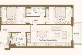 Prestigious 3-room Penthouse with comfy terrace in the heart of Friedrichshain