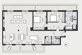 Distinguished Penthouse with 2 breathtaking terraces in the center of Berlin
