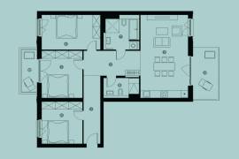 Charming penthouse with 4 rooms and 2 balconies in the best location of Berlin