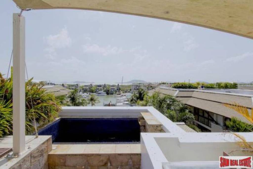 Royal Phuket Marina - 360 Degree View from this Two Bedroom Penthouse for Sale with Private Roof Deck & Jacuzzi