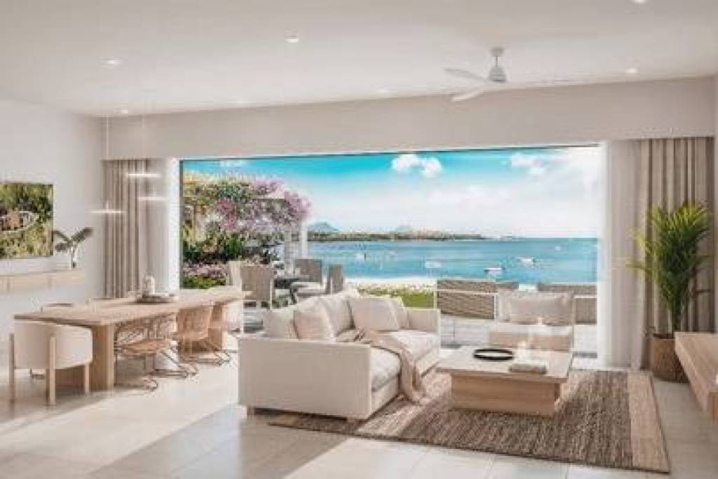 DERNIER APPARTEMENT 1 CHAMBRE- SUR LA MER - RIVIERE NOIRE - ILE MAURICE