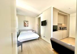 Studio apartment, for rent in Prata Riverside Village, Lisbon, furnished and equipped