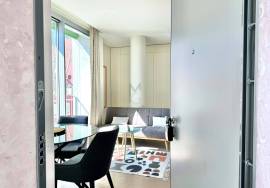 Studio apartment, for rent in Prata Riverside Village, Lisbon, furnished and equipped