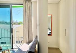 Studio apartment, for rent in Prata Riverside Village, Lisbon, furnished and equipped