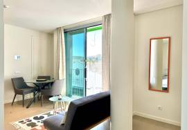 Studio apartment, for rent in Prata Riverside Village, Lisbon, furnished and equipped
