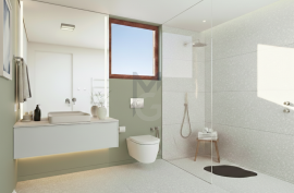 3-beds apartment with two terraces, in a condominium with swimming pool