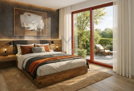 3-beds apartment with two terraces, in a condominium with swimming pool