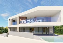 Plot of land with approved PIP for a modern house with sea views near Almancil, Algarve.