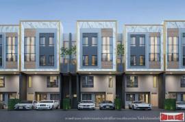 New Project of Modern Town Homes with Home Automation at Lat Phrao Road, Bang Khen.