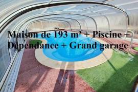 T8 au calme, de plain pied, piscine,garage de 90m²