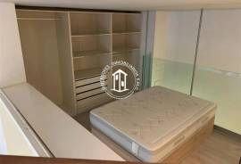 Design penthouse with a double bedroom