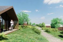 Land with bungalows tourist project