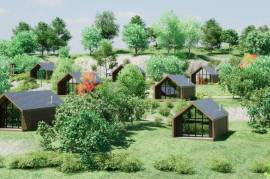 Land with bungalows tourist project