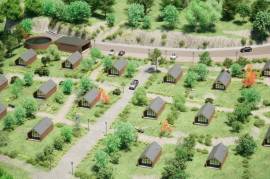 Land with bungalows tourist project