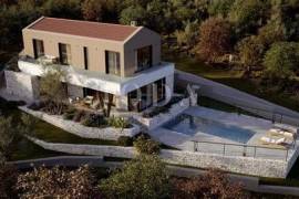 Island of Krk, new house with pool and sea view