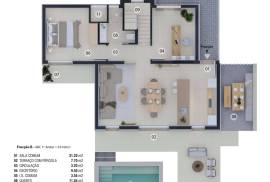 Semi-detached T2+1 villa with private pool in Pestana Silves Golfe Resort - Algarve