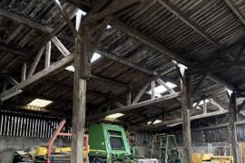 Farm House and Farm Complex Outbuildings with Land