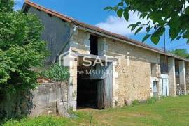 Ensemble immobilier composé d'une Grange en pierre à rénover 180m² + maisonnette 38m²