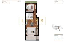 1-bedroom flat - Bay view and swimming pool