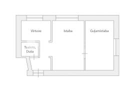 Apartment for rent in Riga, 40.00m2