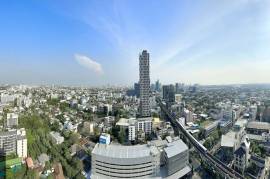 Ideo Mobi Sukhumvit 81 | Renovated Top Floor Duplex with Balcony at Sukhumvit 81, BTS On Nut