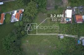 Serene Pererenan Land Plot for Sale: 320 sqm Oasis Near Beach with Rice Field Views – Ideal for Exclusive Bali Retreat