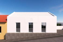 Urban land with swimming pool and approved project in the Azores