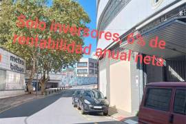 Closed garages with storage rooms