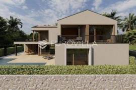 Istria, Vabriga, villa with a view of the sea and olive trees