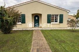 Maison plain-pied, emplacement idéal, grand garage, jardin clos