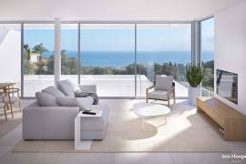 3 bedroom semi-detached luxury villa with sea views within walking distance of the centre of Praia da Luz