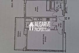 Excellent 1-bedroom apartment with sea views in a condominium with a  pool, south-facing balcony next to Quarteira beach.