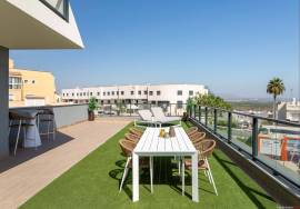Modern apartment with terrace and sea views in Iconic, Gran Alacant
