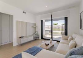 New build with terrace 700 m from the beach in La Mata