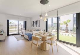 New build with terrace 700 m from the beach in La Mata
