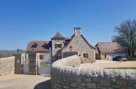 Luxury 4 Bed Le Manoir House For Sale in Dordogne Valley St-Jean-Lespinasse Lot Midi-Pyrenees France