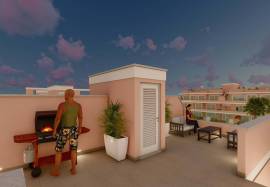 New build townhouses with garden, terrace and solarium in Pilar de la Horadada