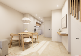 New build townhouses with garden, terrace and solarium in Pilar de la Horadada