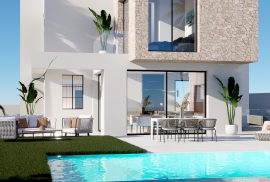 New build luxury villas with private pool and sea views in Finestrat