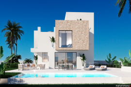 New build luxury villas with private pool and sea views in Finestrat