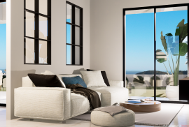New build luxury villas with private pool and sea views in Finestrat