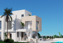 New build luxury villas with private pool and sea views in Finestrat